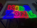 Kidzone Led Neon Sign Acrylic Artwork