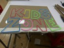 Kidzone Led Neon Sign Acrylic Artwork