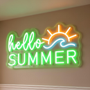 Hello Summer Neon Sign