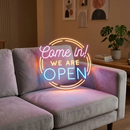 Come In We Are Open Neon Sign