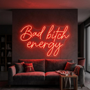 Bad Bitch Energy Led Neon Light Art