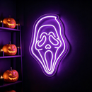 Scream Ghost Neon Sign