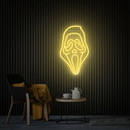 Scream Ghost Neon Sign
