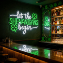 St. Patrick's Day Shamrock LED Neon