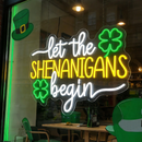 St. Patrick's Day Shamrock LED Neon