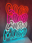 Good Food Good Mood Neon Sign