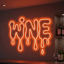 Wine Neon Light Sign