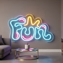 Smile Fun Neon Sign
