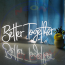 Better together Neon Sign,Neon Sign, custom neon , led light, led neon light, led neon sign, home decor art, wedding decor , party neon light , Business Neon Sign, cool lamp light, custom name neon sign, Custom Led Light