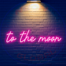 To the Moon Neon Sign,Neon Sign, custom neon, led light, led neon light, led neon sign, home decor neon, wedding neon sign, party neon light , Business logo Neon Sign, cool lamp light, custom name neon sign, Custom Led Light, bedroom neon sign,