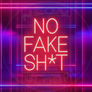 No Fake Shit Neon Sign, Neon Sign, custom neon, led light, led neon light, led neon sign, home decor neon, wedding neon sign, party neon light , Business logo Neon Sign, cool lamp light, custom name neon sign, Custom Led Light, bedroom neon sign,