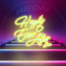Happily Ever After Neon Sign,Neon Sign, custom neon, led light, led neon light, led neon sign, home decor neon, wedding neon sign, party neon light , Business logo Neon Sign, cool lamp light, custom name neon sign, Custom Led Light, bedroom neon sign,