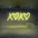 XOXO Neon Sign,Neon Sign, custom neon, led light, led neon light, led neon sign, home decor neon, wedding neon sign, party neon light , Business logo Neon Sign, cool lamp light, custom name neon sign, Custom Led Light, bedroom neon sign,