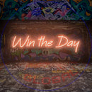 Win The Day Neon Sign,Neon Sign, custom neon, led light, led neon light, led neon sign, home decor neon, wedding neon sign, party neon light , Business logo Neon Sign, cool lamp light, custom name neon sign, Custom Led Light, bedroom neon sign,