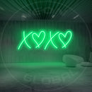 XOXO Neon Sign,Neon Sign, custom neon, led light, led neon light, led neon sign, home decor neon, wedding neon sign, party neon light , Business logo Neon Sign, cool lamp light, custom name neon sign, Custom Led Light, bedroom neon sign,