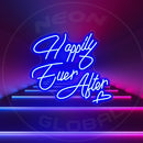 Happily Ever After Neon Sign,Neon Sign, custom neon, led light, led neon light, led neon sign, home decor neon, wedding neon sign, party neon light , Business logo Neon Sign, cool lamp light, custom name neon sign, Custom Led Light, bedroom neon sign,