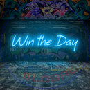 Win The Day Neon Sign,Neon Sign, custom neon, led light, led neon light, led neon sign, home decor neon, wedding neon sign, party neon light , Business logo Neon Sign, cool lamp light, custom name neon sign, Custom Led Light, bedroom neon sign,