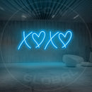 XOXO Neon Sign,Neon Sign, custom neon, led light, led neon light, led neon sign, home decor neon, wedding neon sign, party neon light , Business logo Neon Sign, cool lamp light, custom name neon sign, Custom Led Light, bedroom neon sign,
