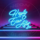 Happily Ever After Neon Sign,Neon Sign, custom neon, led light, led neon light, led neon sign, home decor neon, wedding neon sign, party neon light , Business logo Neon Sign, cool lamp light, custom name neon sign, Custom Led Light, bedroom neon sign,