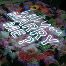 Will You Marry Me Neon Sign,Neon Sign, custom neon, led light, led neon light, led neon sign, home decor neon, wedding neon sign, party neon light , Business logo Neon Sign, cool lamp light, custom name neon sign, Custom Led Light, bedroom neon sign,