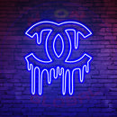 Melting Channel Neon Sign,Neon Sign, custom neon, led light, led neon light, led neon sign, home decor neon, wedding neon sign, party neon light , Business logo Neon Sign, cool lamp light, custom name neon sign, Custom Led Light, bedroom neon sign,