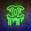 Melting Channel Neon Sign,Neon Sign, custom neon, led light, led neon light, led neon sign, home decor neon, wedding neon sign, party neon light , Business logo Neon Sign, cool lamp light, custom name neon sign, Custom Led Light, bedroom neon sign,