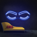 Eyelashes Neon Sign,Neon Sign, custom neon, led light, led neon light, led neon sign, home decor neon, wedding neon sign, party neon light , Business logo Neon Sign, cool lamp light, custom name neon sign, Custom Led Light, bedroom neon sign,