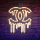 Melting Channel Neon Sign,Neon Sign, custom neon, led light, led neon light, led neon sign, home decor neon, wedding neon sign, party neon light , Business logo Neon Sign, cool lamp light, custom name neon sign, Custom Led Light, bedroom neon sign,