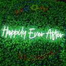 Happily Ever After Neon Sign,Neon Sign, custom neon, led light, led neon light, led neon sign, home decor neon, wedding neon sign, party neon light , Business logo Neon Sign, cool lamp light, custom name neon sign, Custom Led Light, bedroom neon sign,