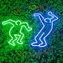 Keith Haring Daning Neon Sign