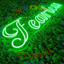 Fearless Neon Sign,Neon Sign, custom neon, led light, led neon light, led neon sign, home decor neon, wedding neon sign, party neon light , Business logo Neon Sign, cool lamp light, custom name neon sign, Custom Led Light, bedroom neon sign,