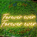 Forever Ever Neon Sign,Neon Sign, custom neon, led light, led neon light, led neon sign, home decor neon, wedding neon sign, party neon light , Business logo Neon Sign, cool lamp light, custom name neon sign, Custom Led Light, bedroom neon sign, 