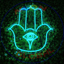 Hamsa Neon Sign, Neon Sign, custom neon, led light, led neon light, led neon sign, home decor neon, wedding neon sign, party neon light , Business logo Neon Sign, cool lamp light, custom name neon sign, Custom Led Light, bedroom neon sign,