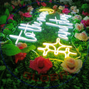 To the Moon and Stars Neon,Neon Sign, custom neon, led light, led neon light, led neon sign, home decor neon, wedding neon sign, party neon light , Business logo Neon Sign, cool lamp light, custom name neon sign, Custom Led Light, bedroom neon sign,