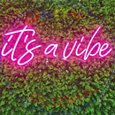 It's A Vibe Neon Sign，Neon Sign, custom neon, led light, led neon light, led neon sign, home decor neon, wedding neon sign, party neon light , Business logo Neon Sign, cool lamp light, custom name neon sign, Custom Led Light, bedroom neon sign,