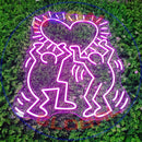 Keith Haring Neon Sign