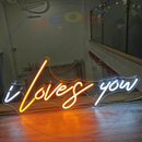 I Love You Neon Sign，Neon Sign, custom neon, led light, led neon light, led neon sign, home decor neon, wedding neon sign, party neon light , Business logo Neon Sign, cool lamp light, custom name neon sign, Custom Led Light, bedroom neon sign,