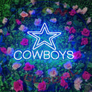 Cowboys Neon Sign,Neon Sign, custom neon , led light, led neon light, led neon sign, home decor art, wedding decor , party neon light , Business Neon Sign, cool lamp light, custom name neon sign, Custom Led Light