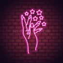 star on hand neon sign,Neon Sign, custom neon, led light, led neon light, led neon sign, home decor neon, wedding neon sign, party neon light , Business logo Neon Sign, cool lamp light, custom name neon sign, Custom Led Light, bedroom neon sign,