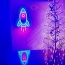 Rocket Neon Sign,Neon Sign, custom neon, led light, led neon light, led neon sign, home decor neon, wedding neon sign, party neon light , Business logo Neon Sign, cool lamp light, custom name neon sign, Custom Led Light, bedroom neon sign,
