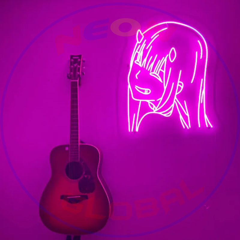 Zero Two Neon Sign