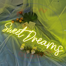Sweet Dreams Neon Sign,Neon Sign, custom neon, led light, led neon light, led neon sign, home decor neon, wedding neon sign, party neon light , Business logo Neon Sign, cool lamp light, custom name neon sign, Custom Led Light, bedroom neon sign,