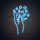 star on hand neon sign,Neon Sign, custom neon, led light, led neon light, led neon sign, home decor neon, wedding neon sign, party neon light , Business logo Neon Sign, cool lamp light, custom name neon sign, Custom Led Light, bedroom neon sign,