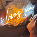 I Love You Neon Sign，Neon Sign, custom neon, led light, led neon light, led neon sign, home decor neon, wedding neon sign, party neon light , Business logo Neon Sign, cool lamp light, custom name neon sign, Custom Led Light, bedroom neon sign,