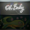 Oh Baby Neon Sign,Neon Sign, custom neon, led light, led neon light, led neon sign, home decor neon, wedding neon sign, party neon light , Business logo Neon Sign, cool lamp light, custom name neon sign, Custom Led Light, bedroom neon sign,