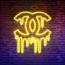 Melting Channel Neon Sign,Neon Sign, custom neon, led light, led neon light, led neon sign, home decor neon, wedding neon sign, party neon light , Business logo Neon Sign, cool lamp light, custom name neon sign, Custom Led Light, bedroom neon sign,