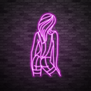 Lady Back Neon Sign,Neon Sign, custom neon, led light, led neon light, led neon sign, home decor neon, wedding neon sign, party neon light , Business logo Neon Sign, cool lamp light, custom name neon sign, Custom Led Light, bedroom neon sign,