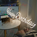 Happy Birthday Neon Sign,Neon Sign, custom neon, led light, led neon light, led neon sign, home decor neon, wedding neon sign, party neon light , Business logo Neon Sign, cool lamp light, custom name neon sign, Custom Led Light, bedroom neon sign,