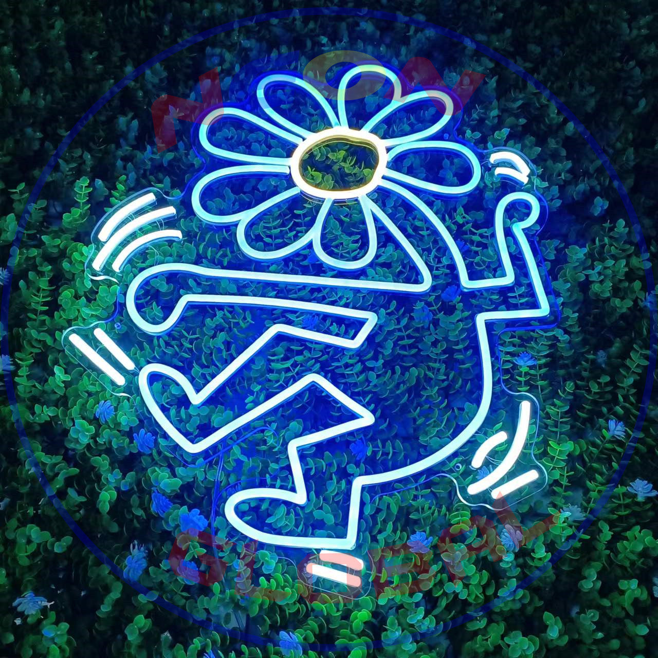 Keith Haring Neon Sign