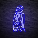 Lady Back Neon Sign,Neon Sign, custom neon, led light, led neon light, led neon sign, home decor neon, wedding neon sign, party neon light , Business logo Neon Sign, cool lamp light, custom name neon sign, Custom Led Light, bedroom neon sign,